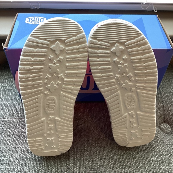 Hey Dude Toddler Girls' Wendy Canvas Casual Moccasin Sneakers, size 12 - Picture 10 of 12